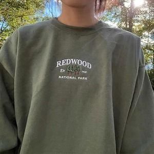 Redwood National Park Sweatshirt Vintage California Crewneck Embroidered